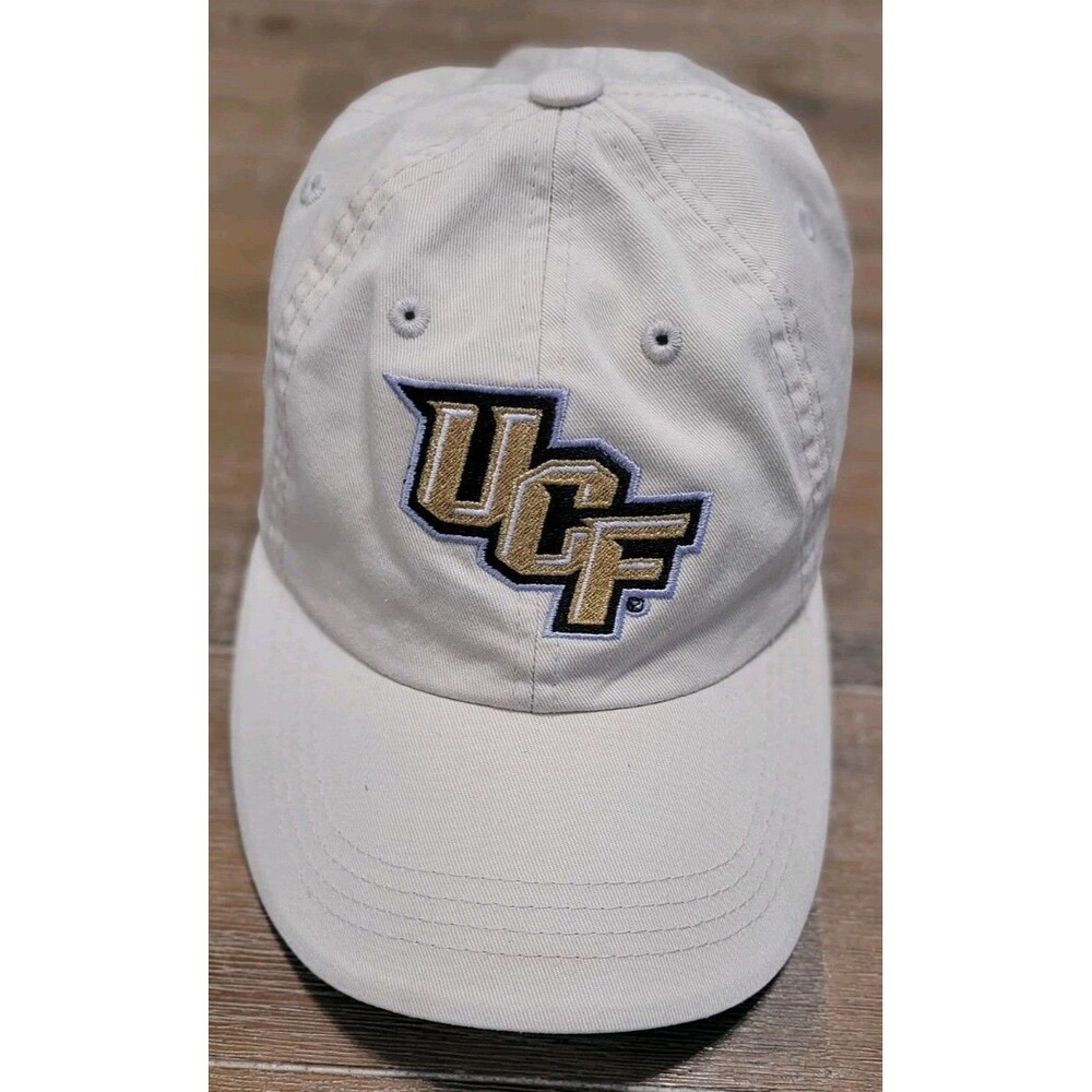UCF Knights Hat Cap Strap Back NCAA College Football Alumni Tan Beige